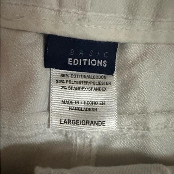 Basic Edition White Large Jean Skirt - Picture 3 of 3